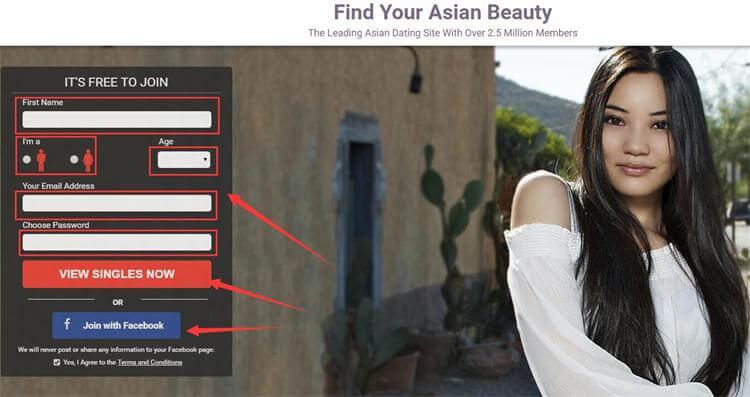asian dating registration